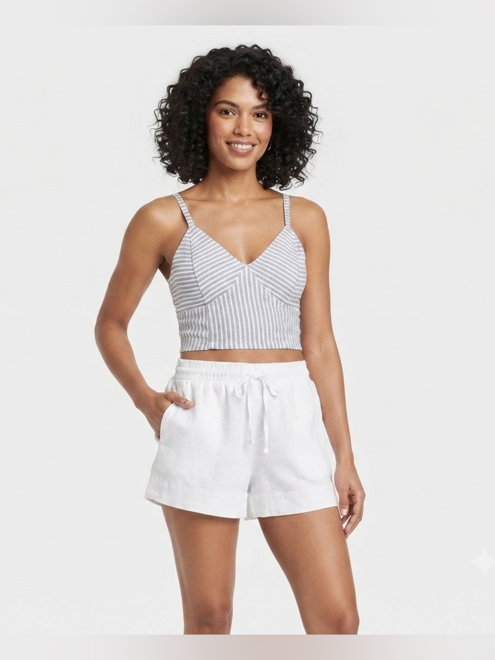 Universal Thread Striped Crop Top